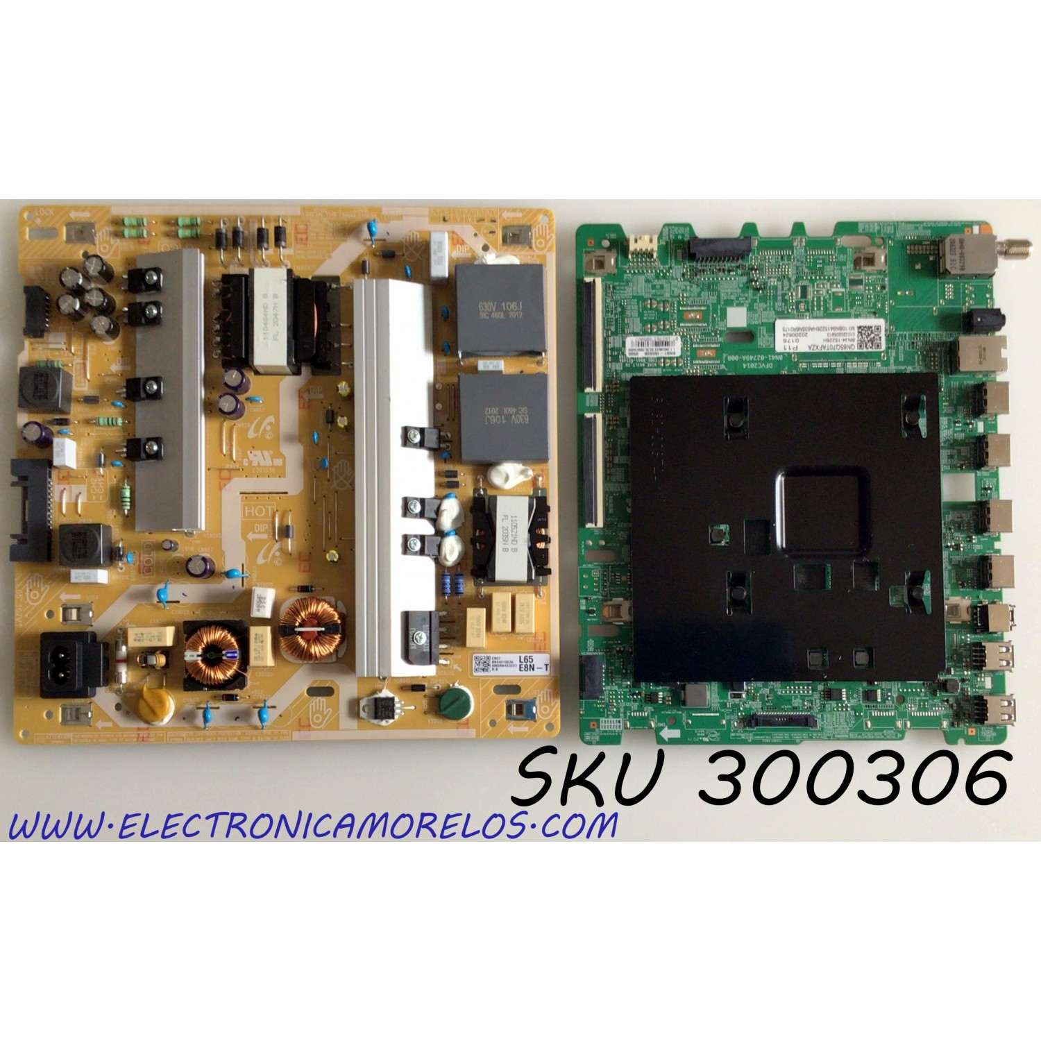 KIT DE TARJETAS PARA TV SAMSUNG / NUMERO DE PARTE MAIN BN94-15226H / BN41-02749A / BN97-16593B / FUENTE BN44-01063A / L65E8N_THS / BN4401063A / PANEL´S CY-RT065FGLV2H / CY-RT065FGLV4H / MODELOS QN65Q7D / QN65Q70 / QN65Q70TAFXZA FA01 / QN65Q7DTAFXZA FF02